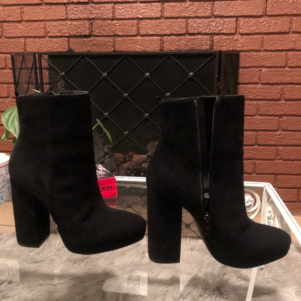 H&M black ankle booties